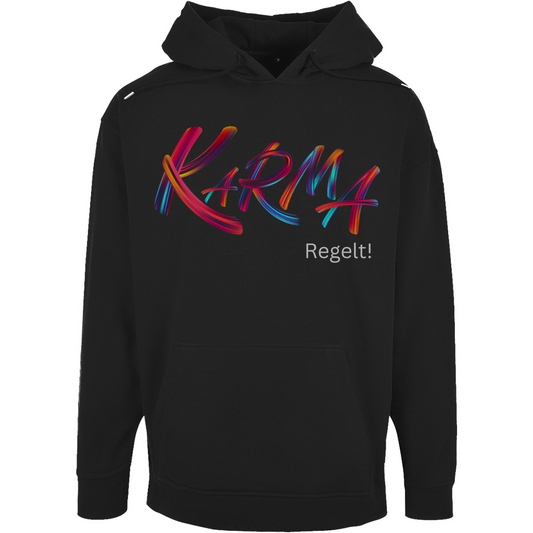 Unisex Oversize Hoodie "Karma Regelt"