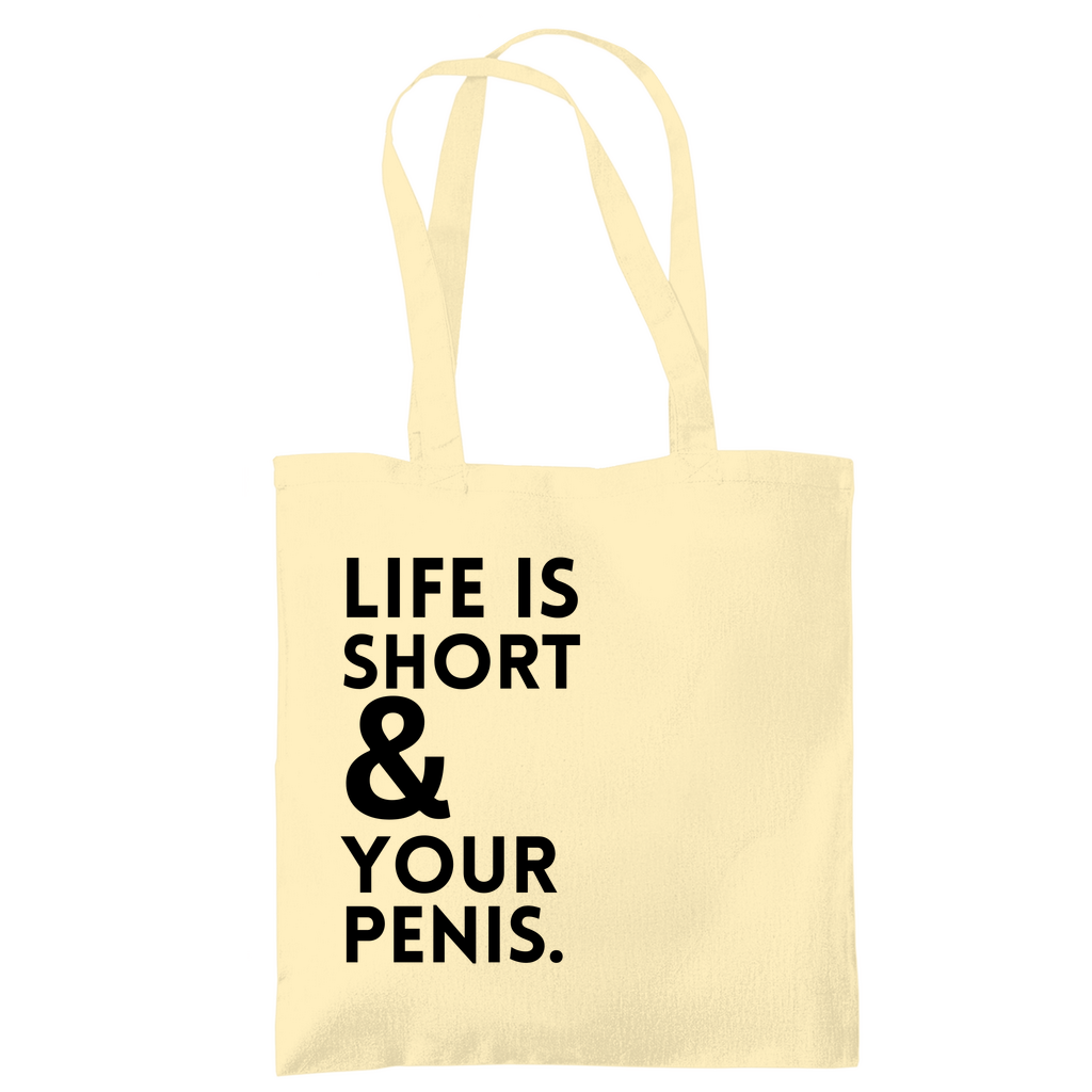 Tragetasche "Life is short"