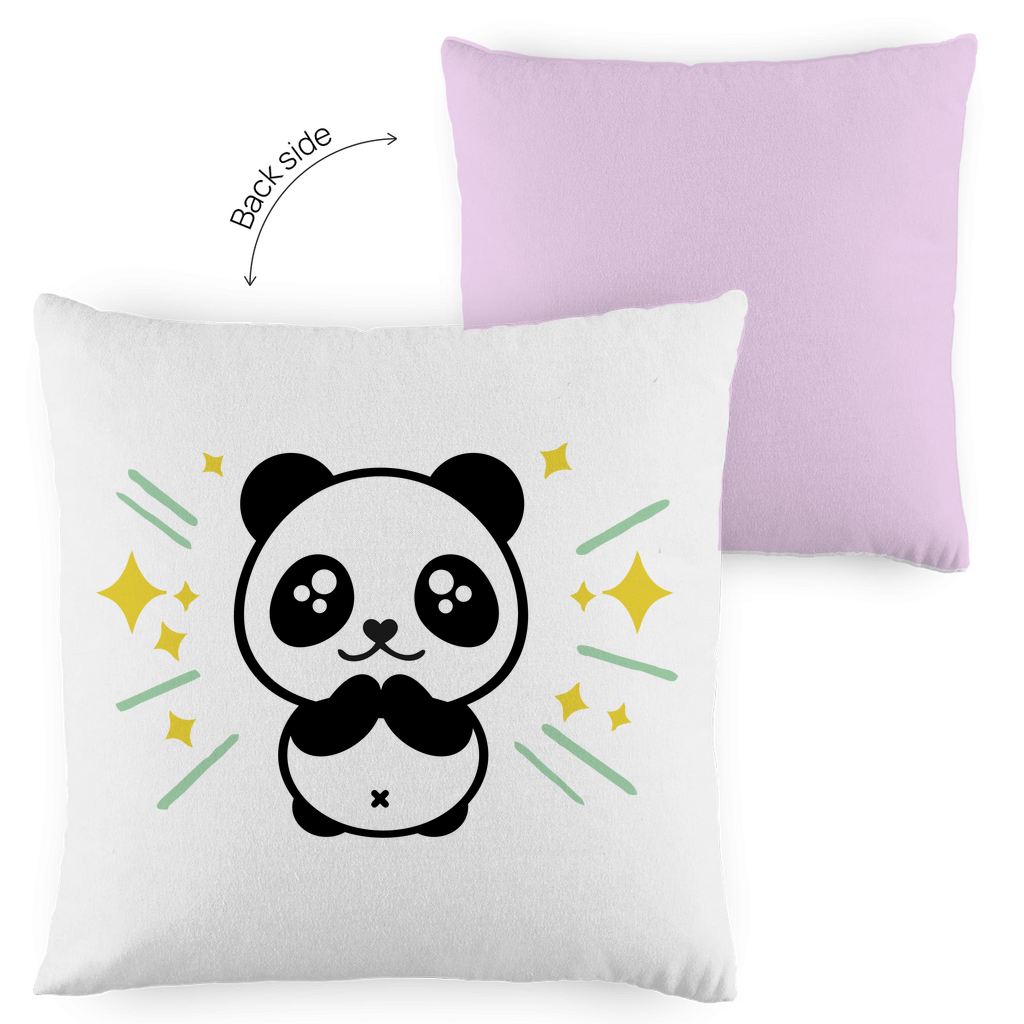 Kopfkissen zweifarbig "Panda" - Grafikmagie