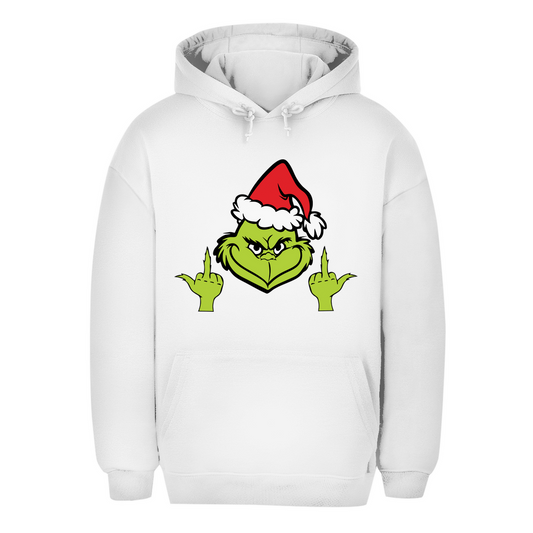 Unisex Oversize Hoodie "Grinch Mittelfinger"