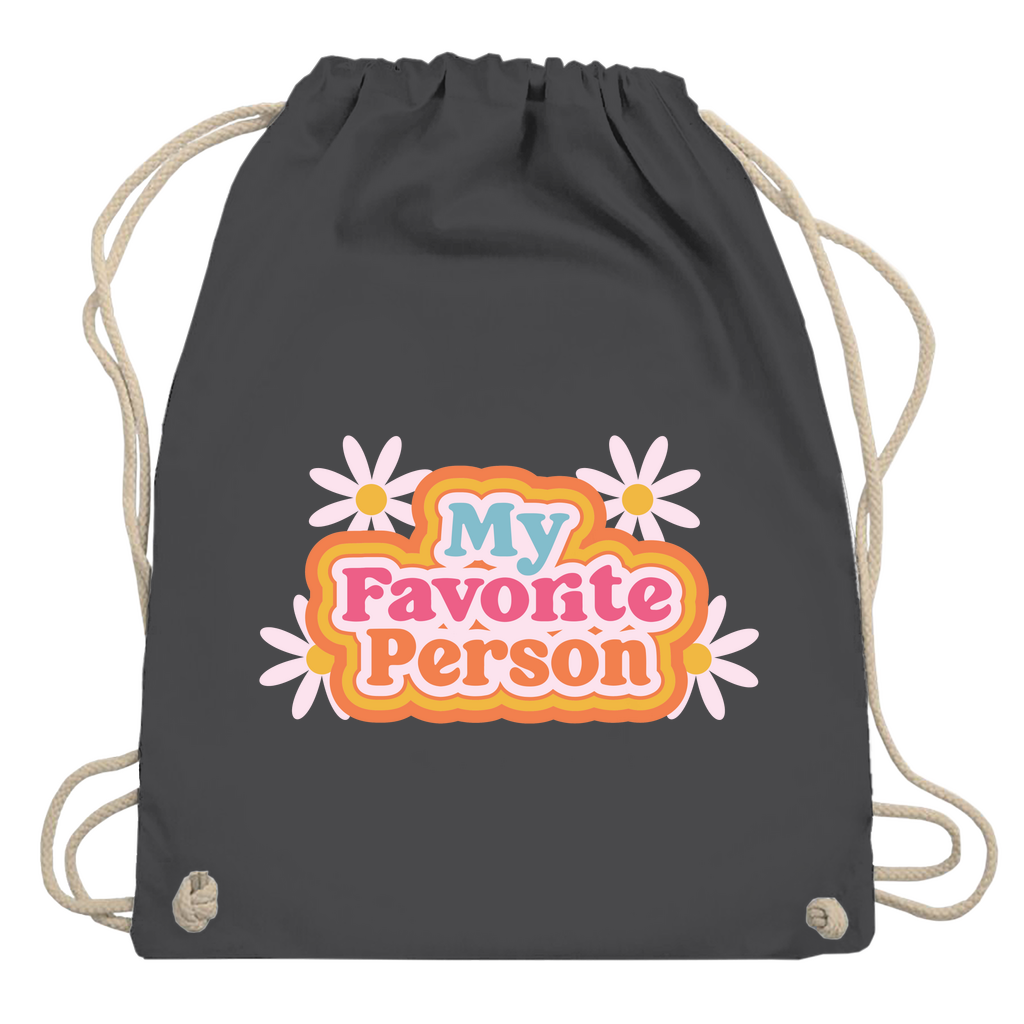 Turnbeutel "My favorite person"
