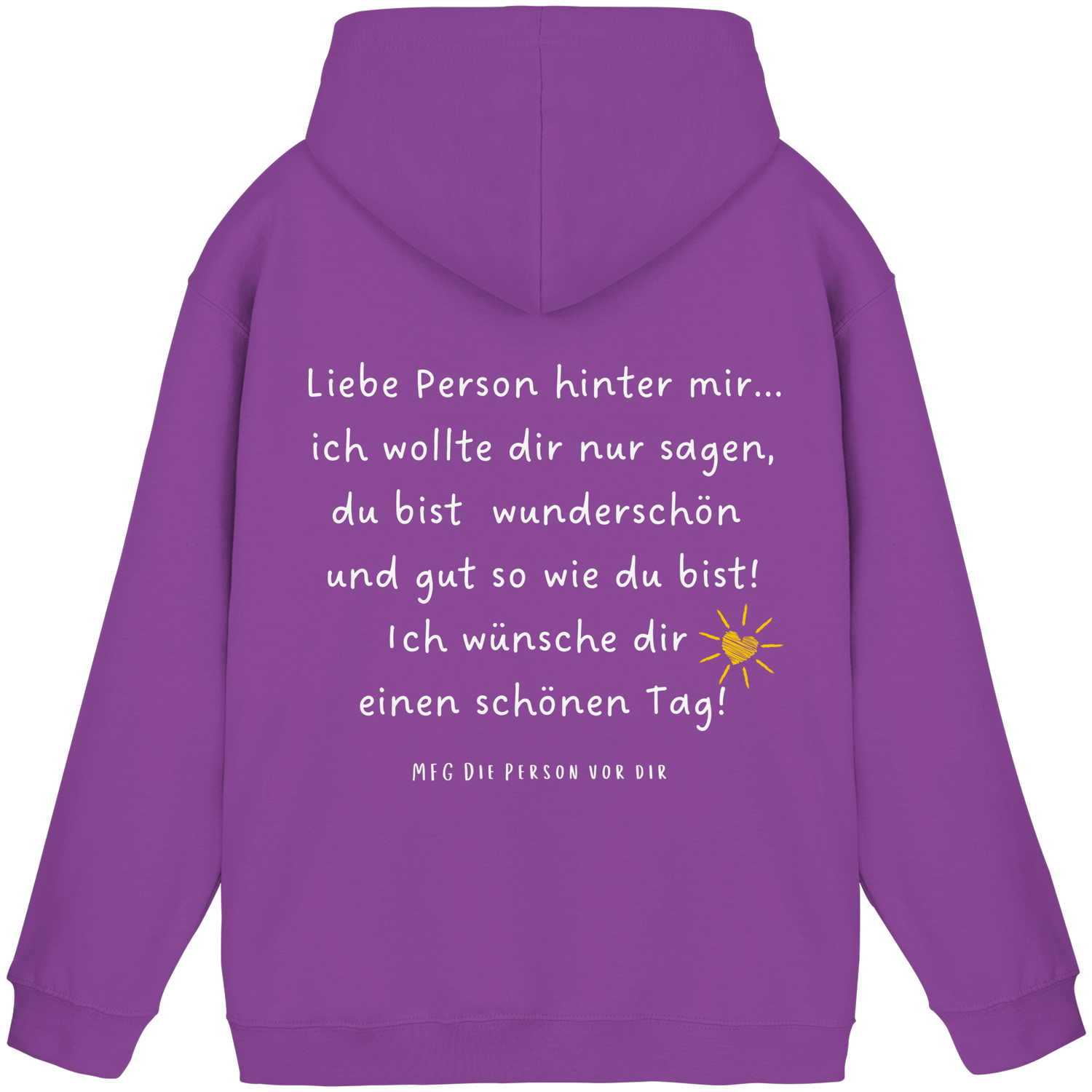 Liebe Person hinter mir... - Basic Hoodie