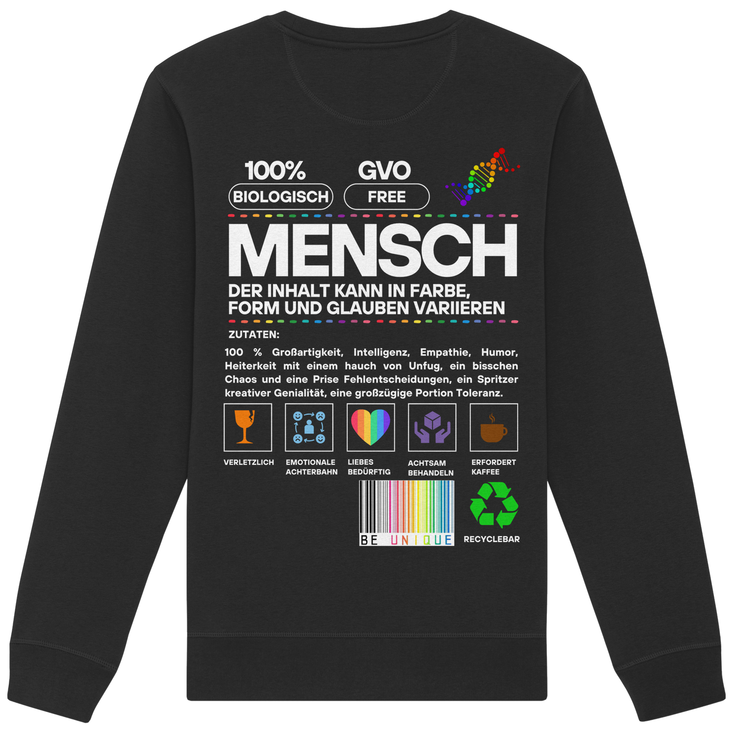 Mensch anleitung - Sweatshirt