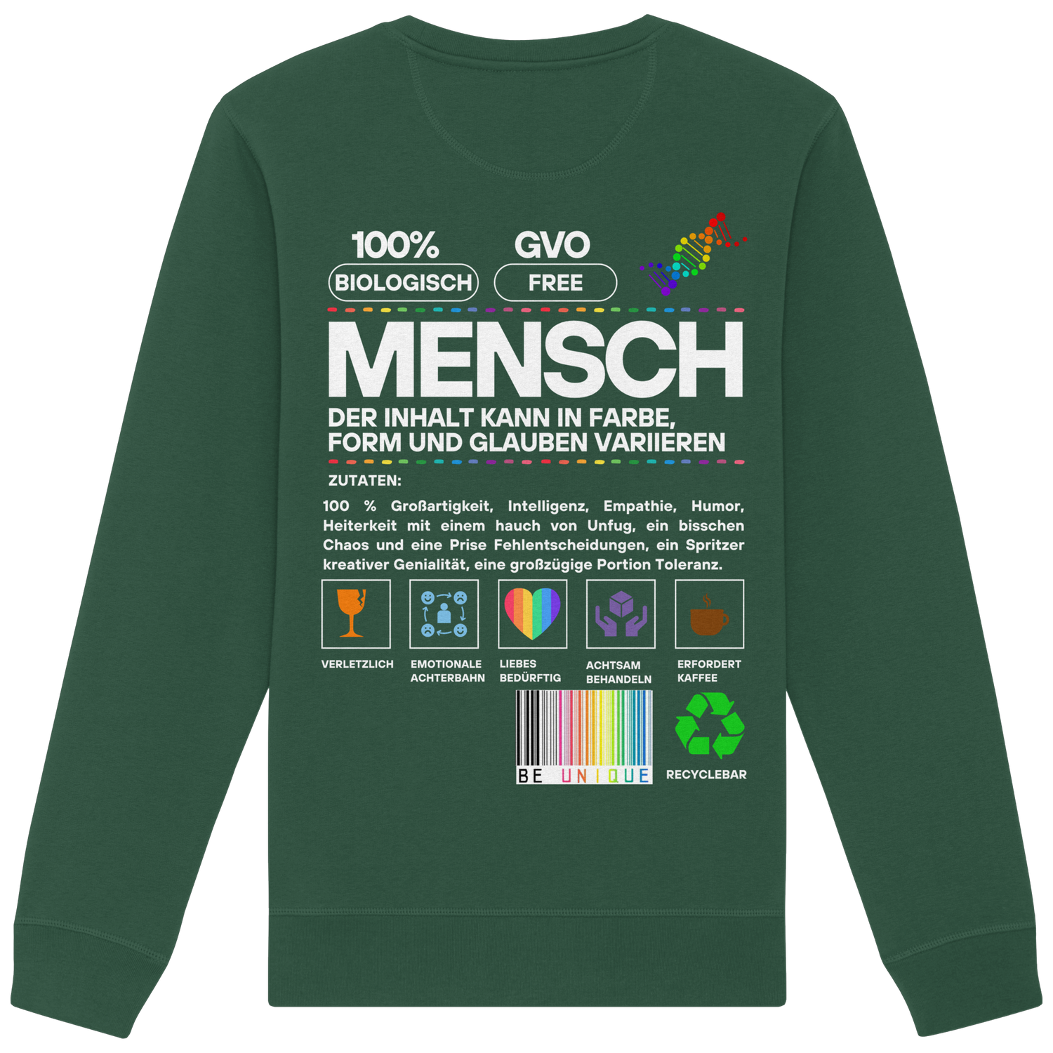 Mensch anleitung - Sweatshirt