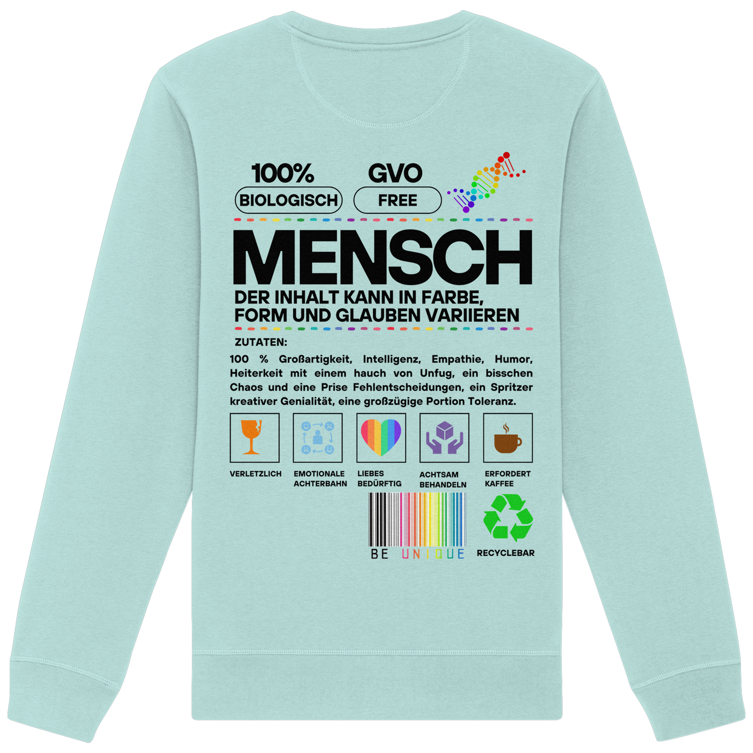 Mensch anleitung - Sweatshirt