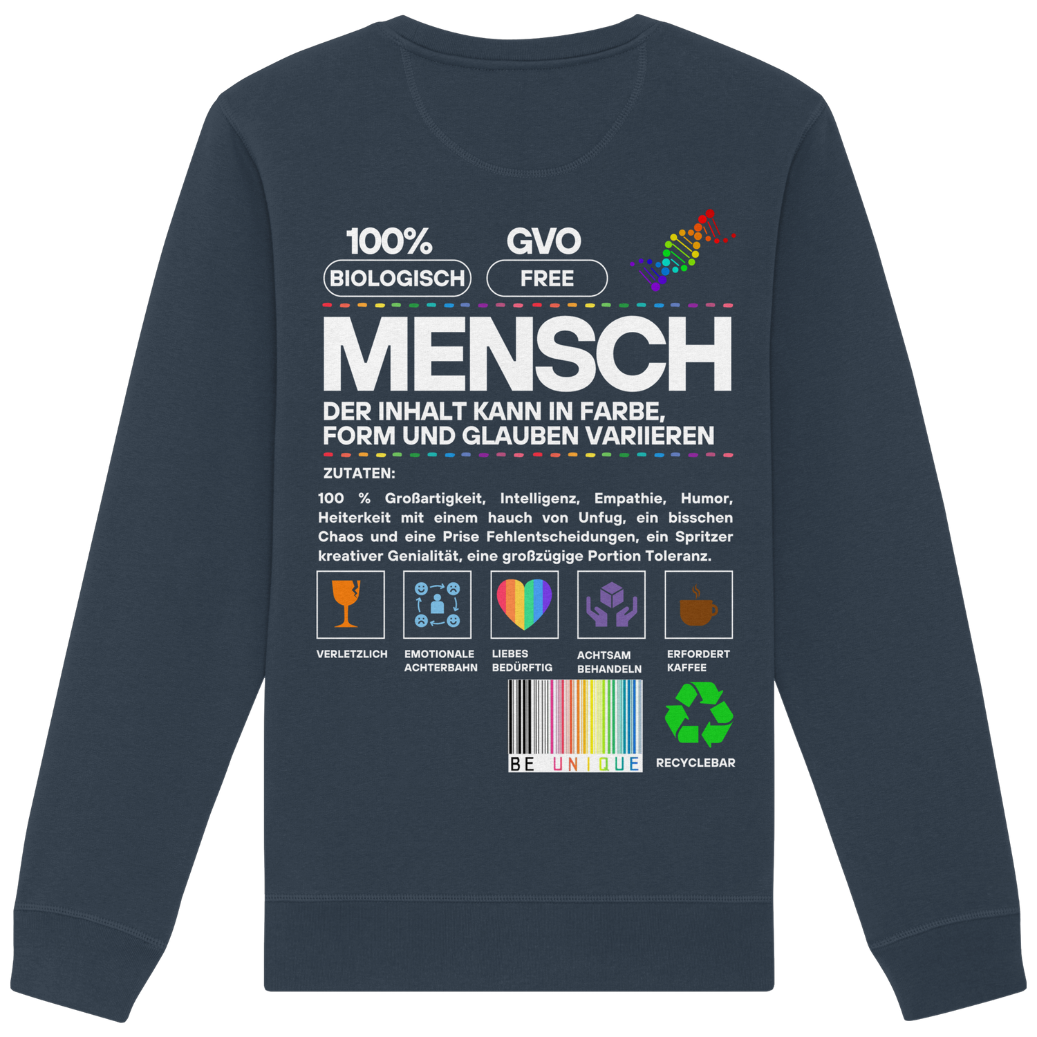 Mensch anleitung - Sweatshirt