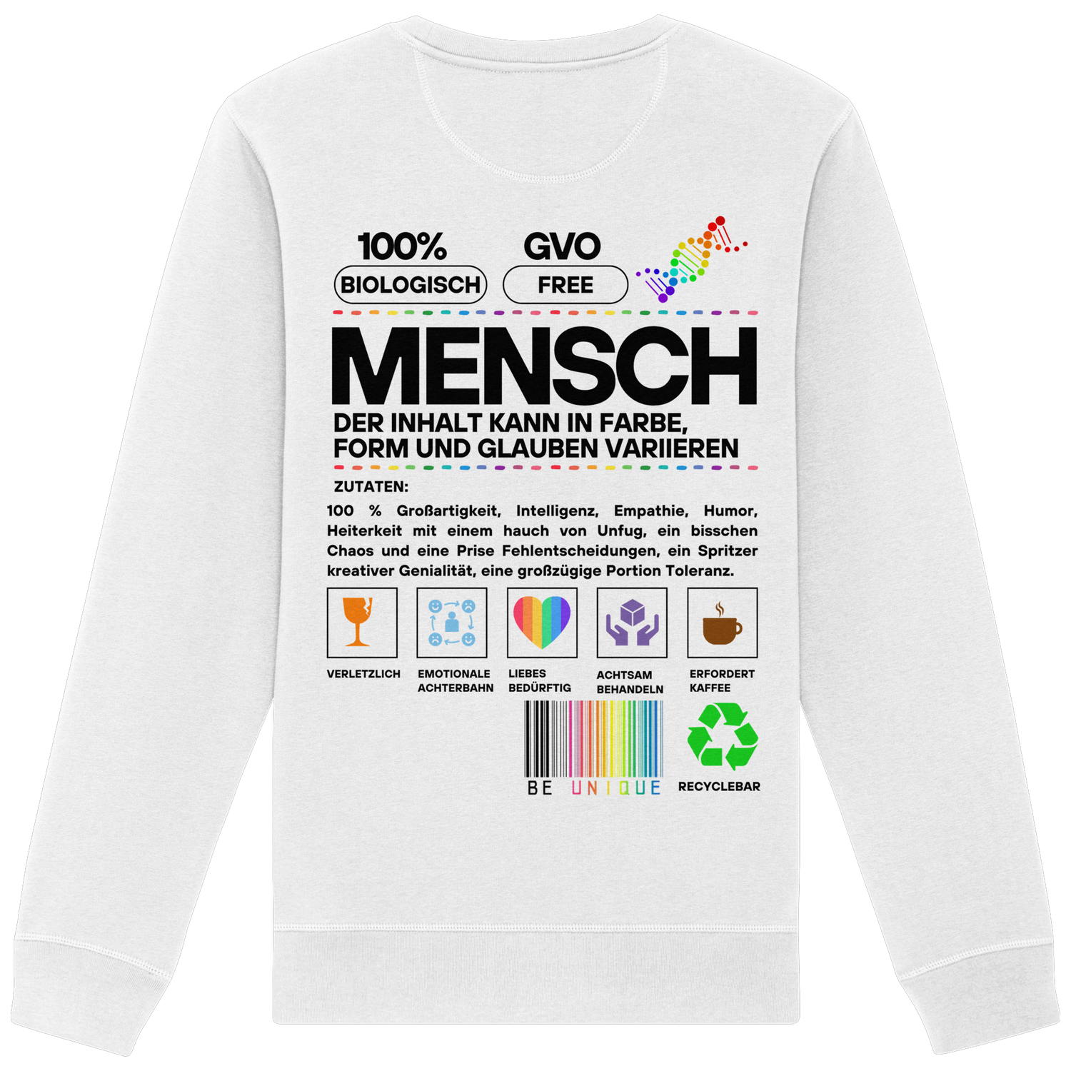 Mensch anleitung - Sweatshirt
