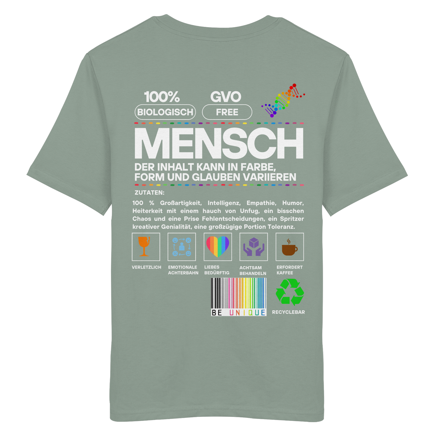 Mensch anleitung -  Shirt