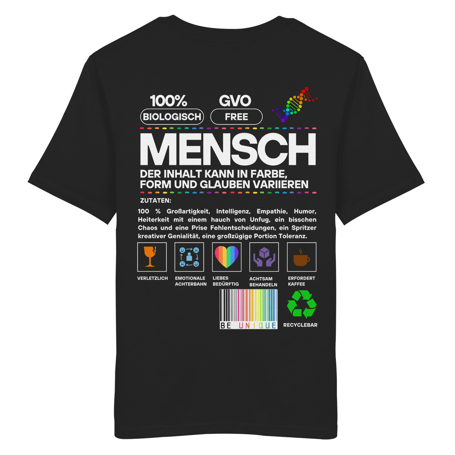 Mensch anleitung -  Shirt