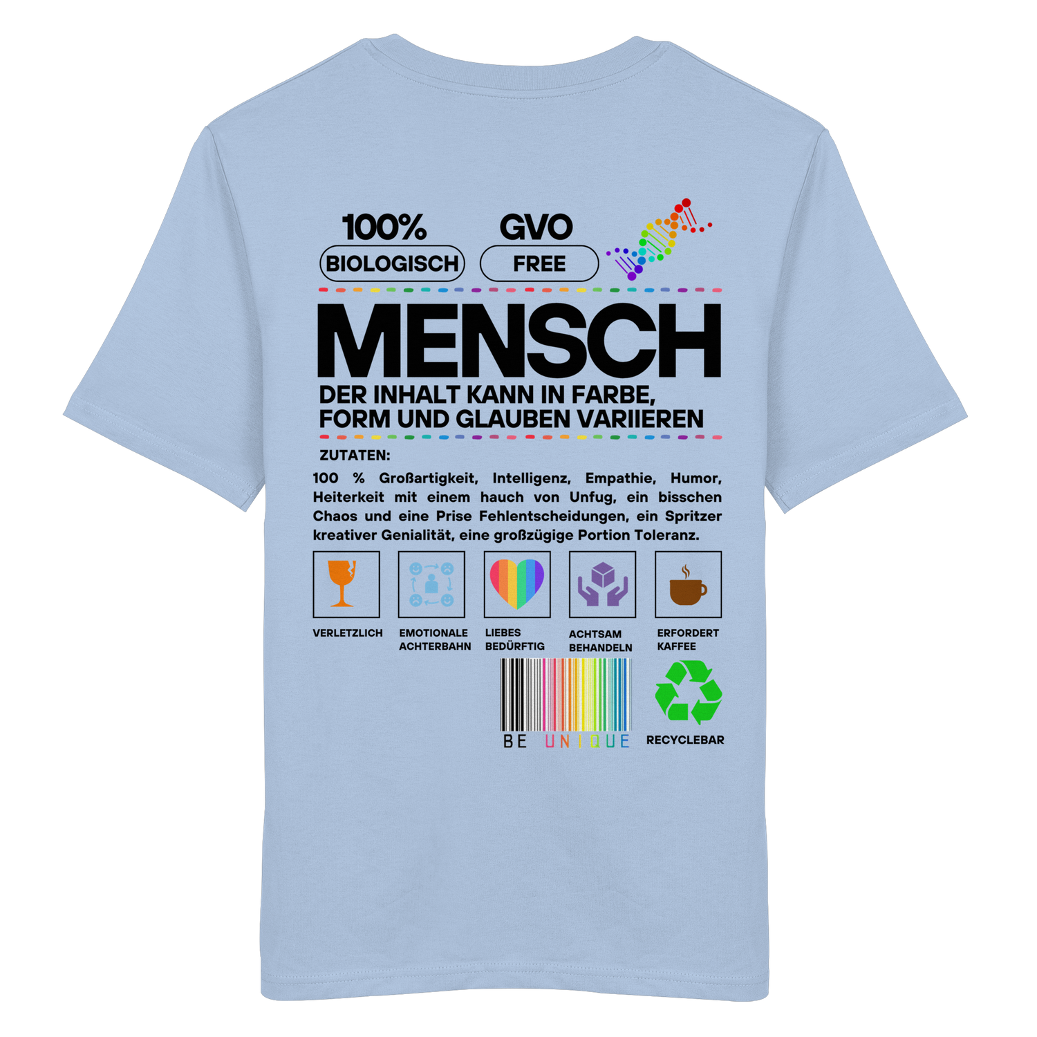 Mensch anleitung -  Shirt