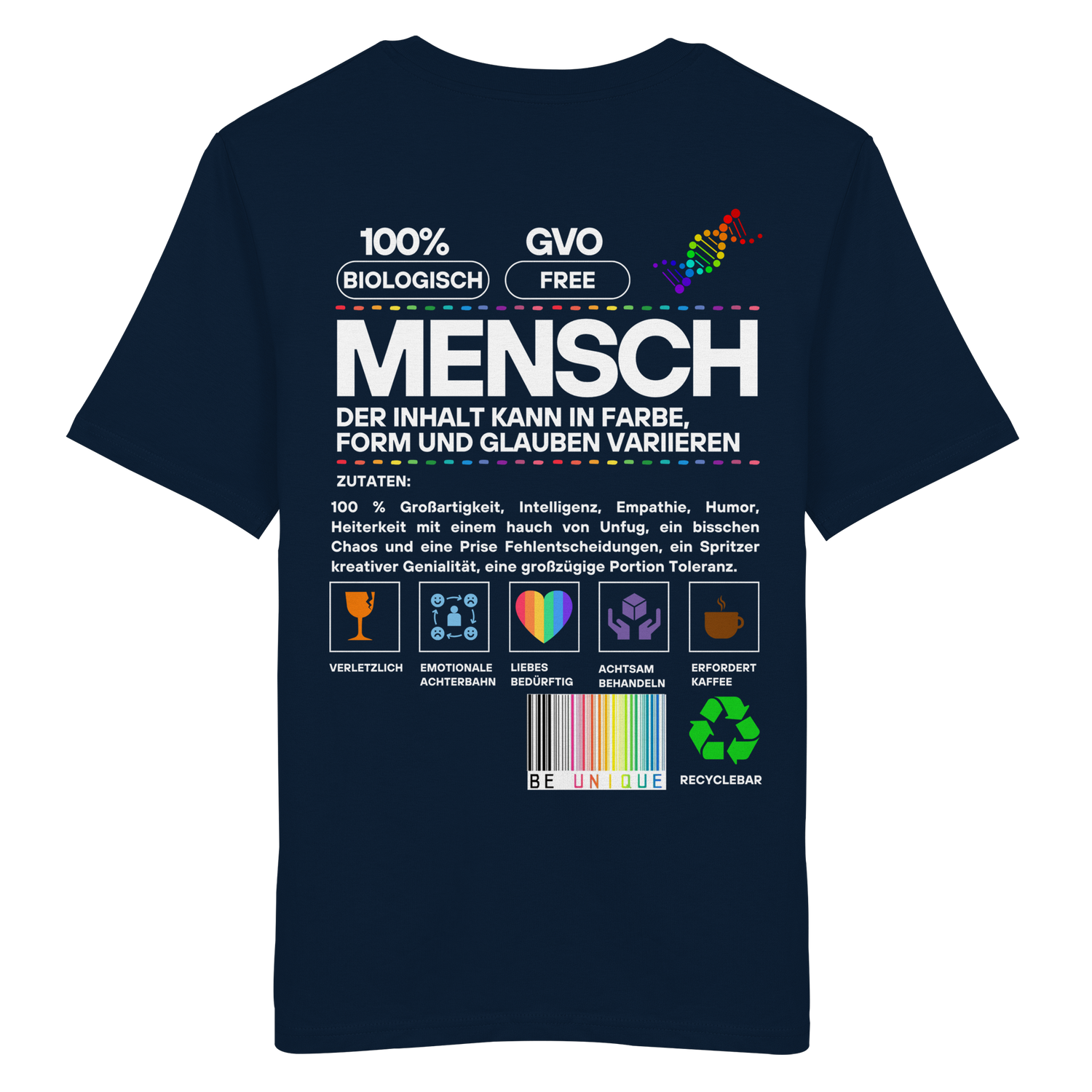 Mensch anleitung -  Shirt