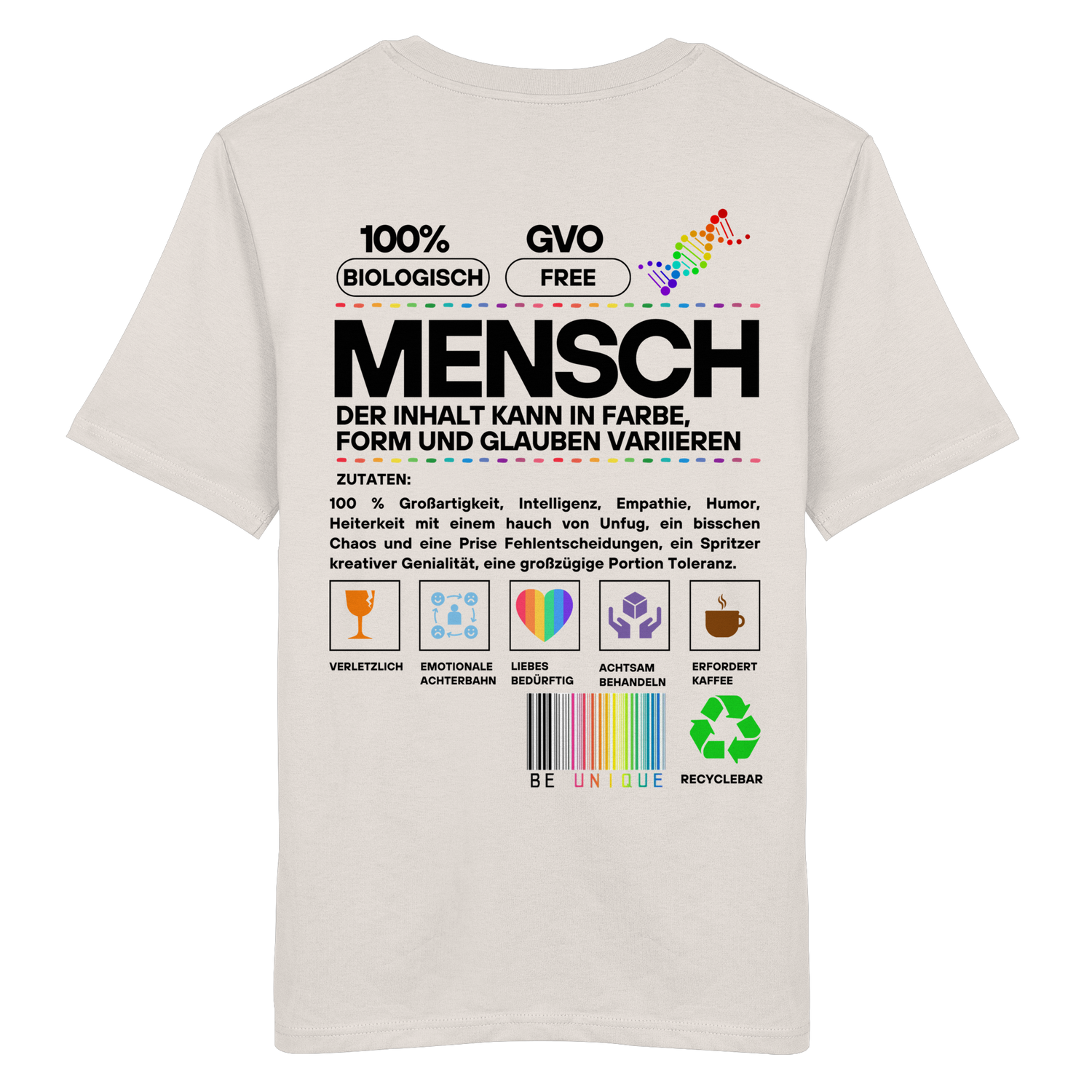 Mensch anleitung -  Shirt