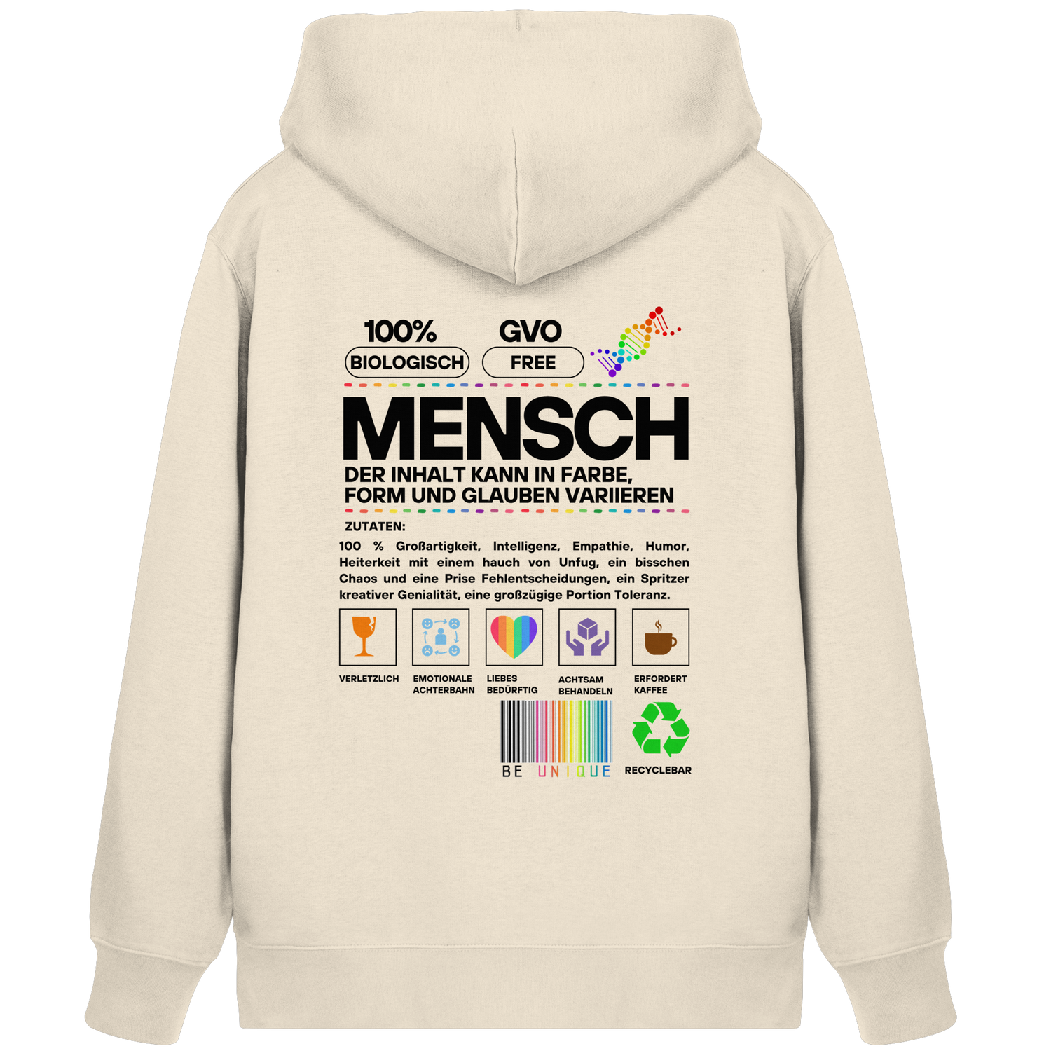Mensch anleitung - Zipper