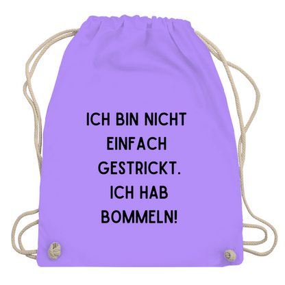 Turnbeutel "Ich bin nicht einfach"