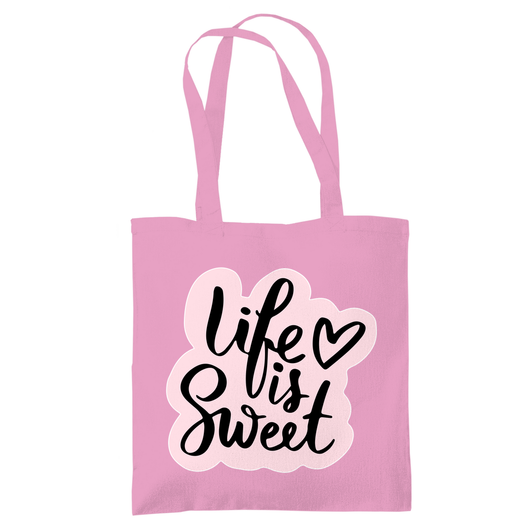 Tragetasche "Life is sweet"