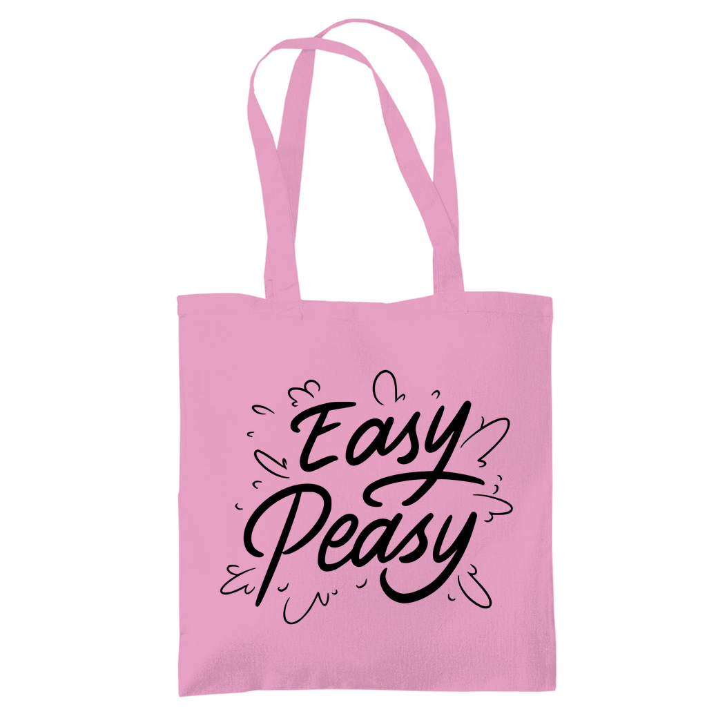 Tragetasche "Easy peasy" - Grafikmagie