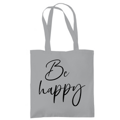 Tragetasche "Be Happy" - Grafikmagie