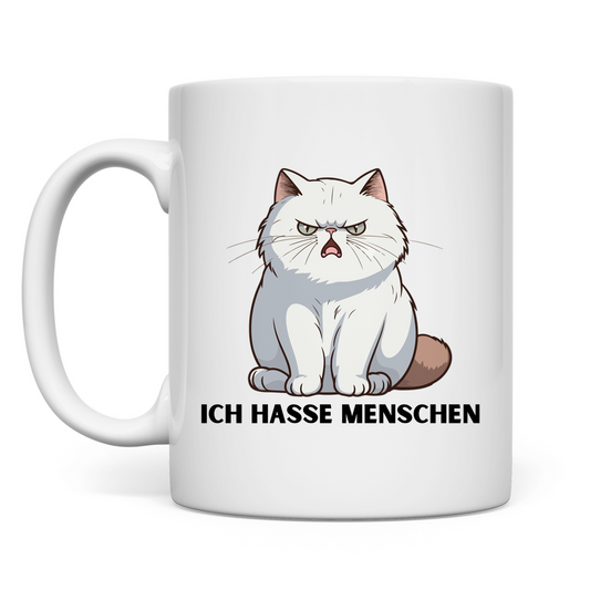Tasse "Ich hasse Menschen" - Grafikmagie