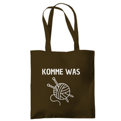 Tragetasche "Komme was Wolle" - Grafikmagie
