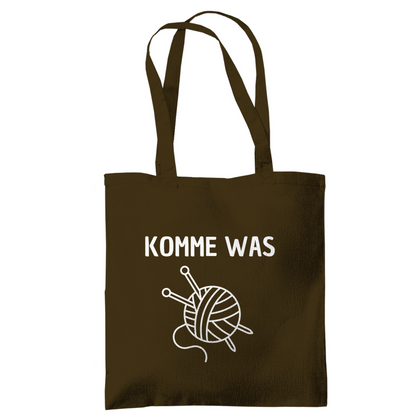 Tragetasche "Komme was Wolle" - Grafikmagie