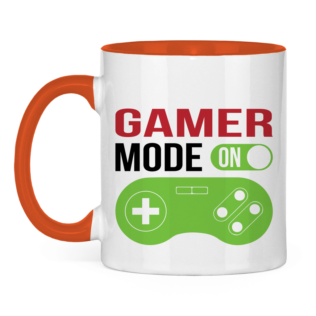 Tasse zweifarbig "Gamer" - Grafikmagie