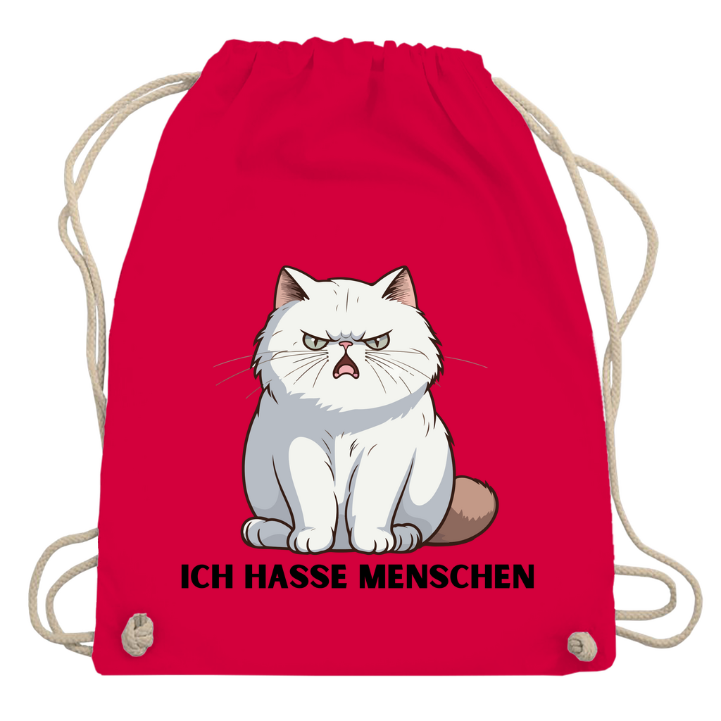 Turnbeutel "Ich hasse Menschen"