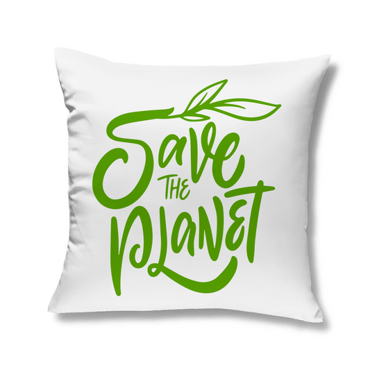 Kopfkissen "Save the Planet" - Grafikmagie