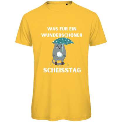 Herren T-Shirt "Wunderschöner Scheisstag" - Grafikmagie