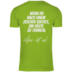 Herren T-Shirt "Wenn du nach einem zeichen suchst..." - Grafikmagie