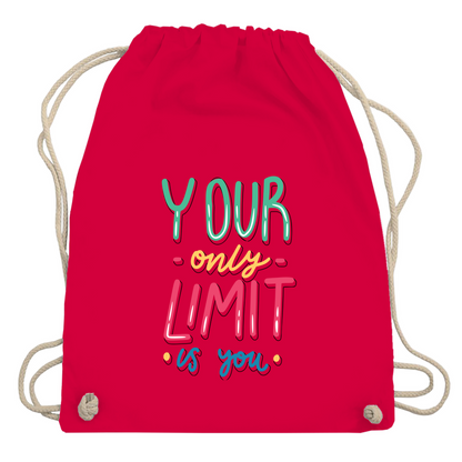 Turnbeutel "your only limit is you"