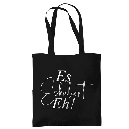 Tragetasche "Es eskaliert eh" - Grafikmagie