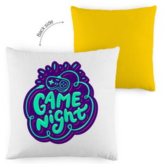 Kopfkissen zweifarbig "Game Night" - Grafikmagie