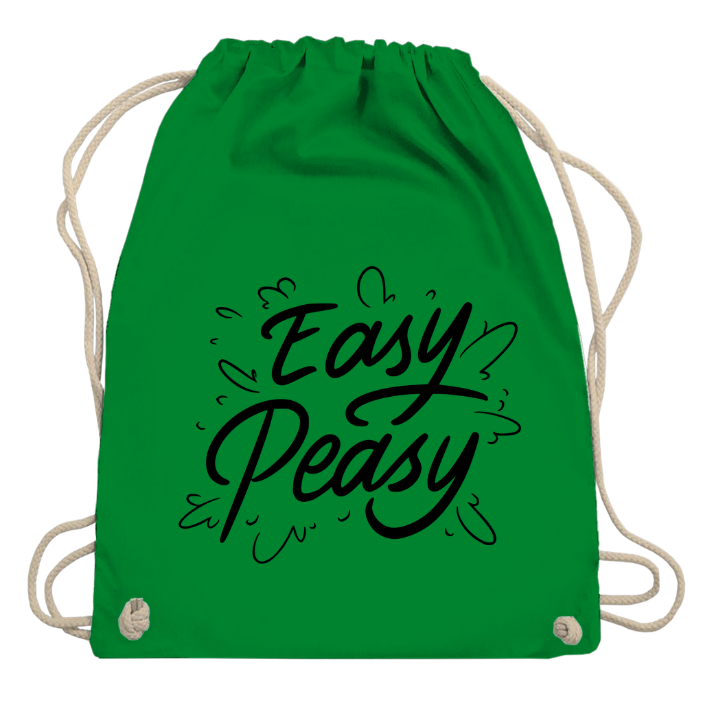 Turnbeutel "Easy peasy"