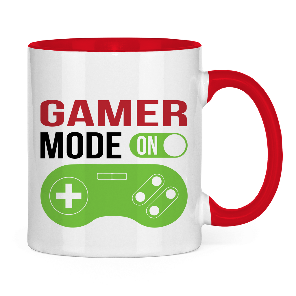Tasse zweifarbig "Gamer" - Grafikmagie