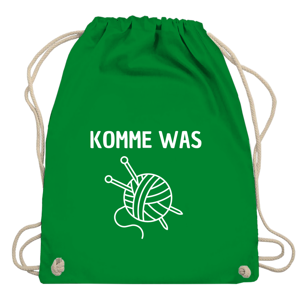 Turnbeutel "Komme was Wolle"