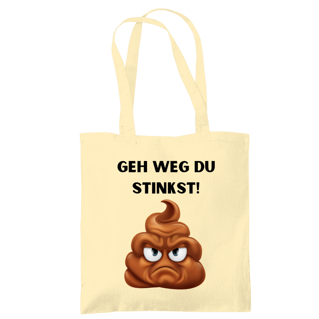 Tragetasche "Geh weg du stinkst" - Grafikmagie