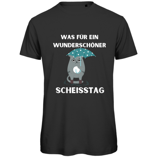 Herren T-Shirt "Wunderschöner Scheisstag" - Grafikmagie