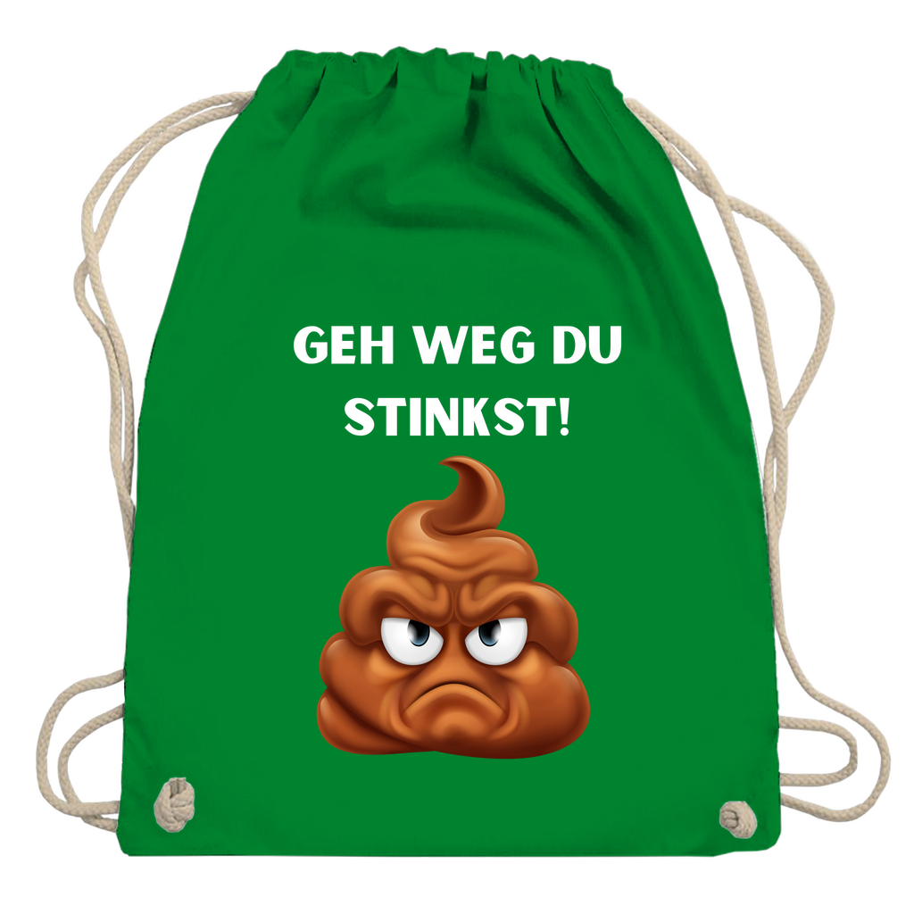 Turnbeutel "Geh weg du stinkst"