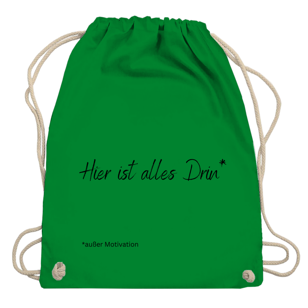 Turnbeutel "Hier ist alles drin"