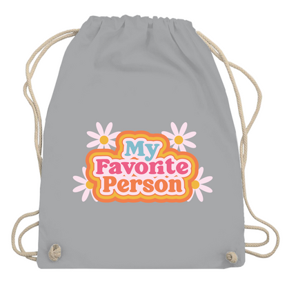 Turnbeutel "My favorite person"