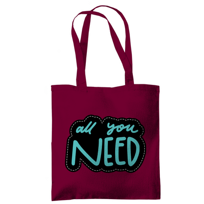 Tragetasche "all you need" - Grafikmagie