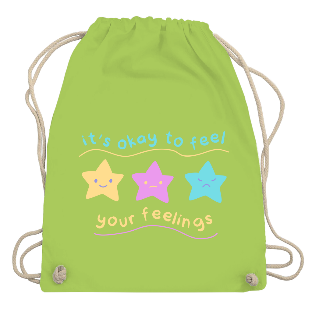 Turnbeutel "Its okay to feel"