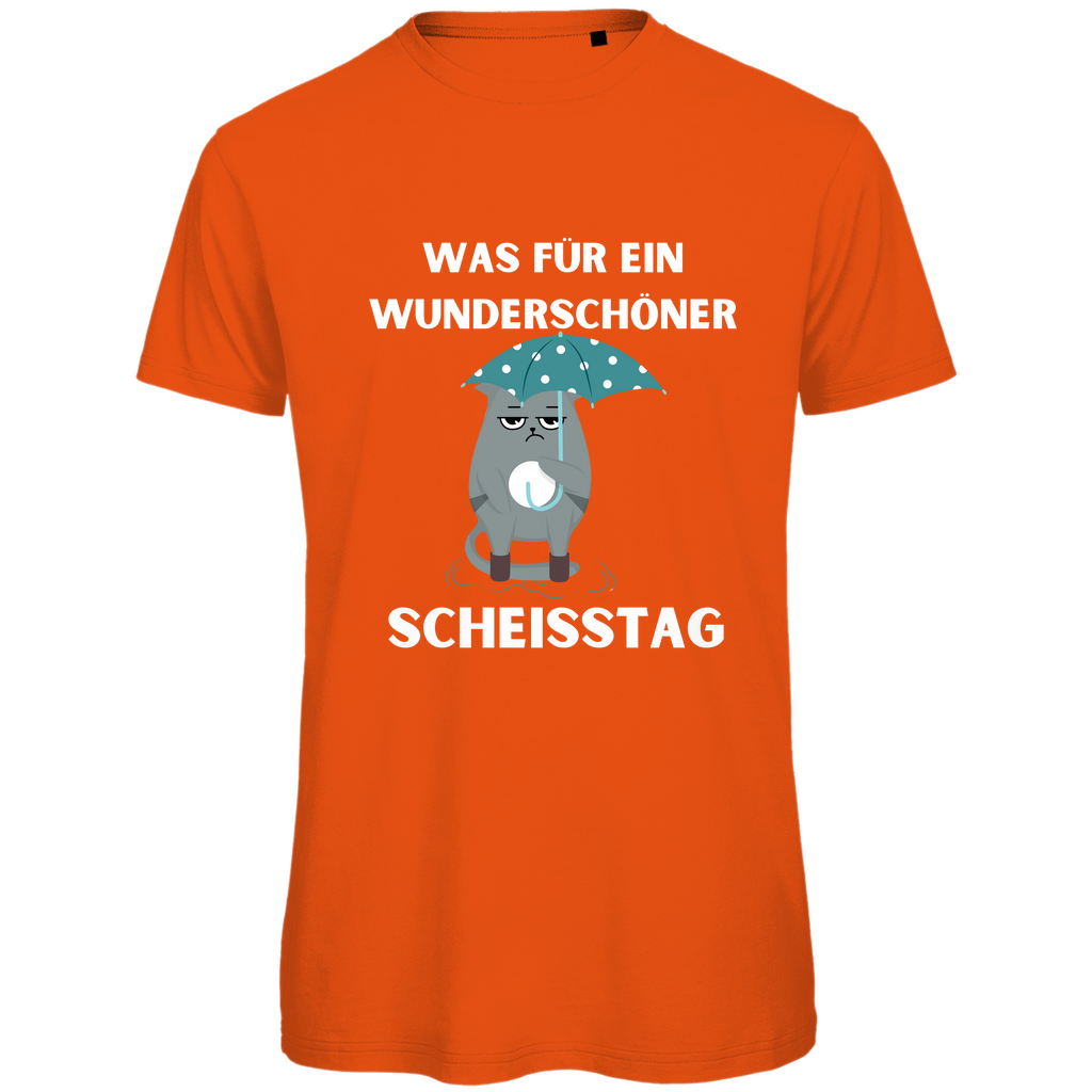 Herren T-Shirt "Wunderschöner Scheisstag" - Grafikmagie