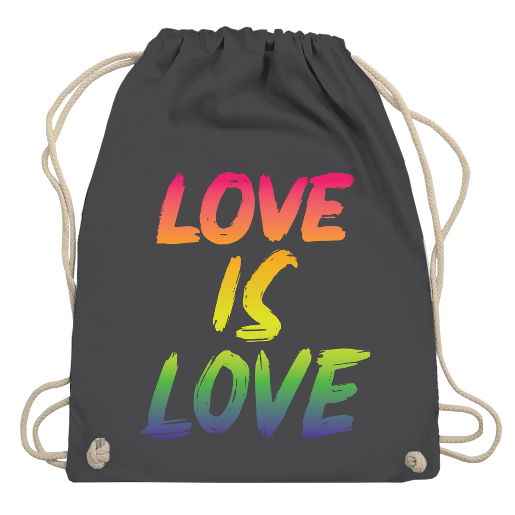 Turnbeutel "Love is Love"
