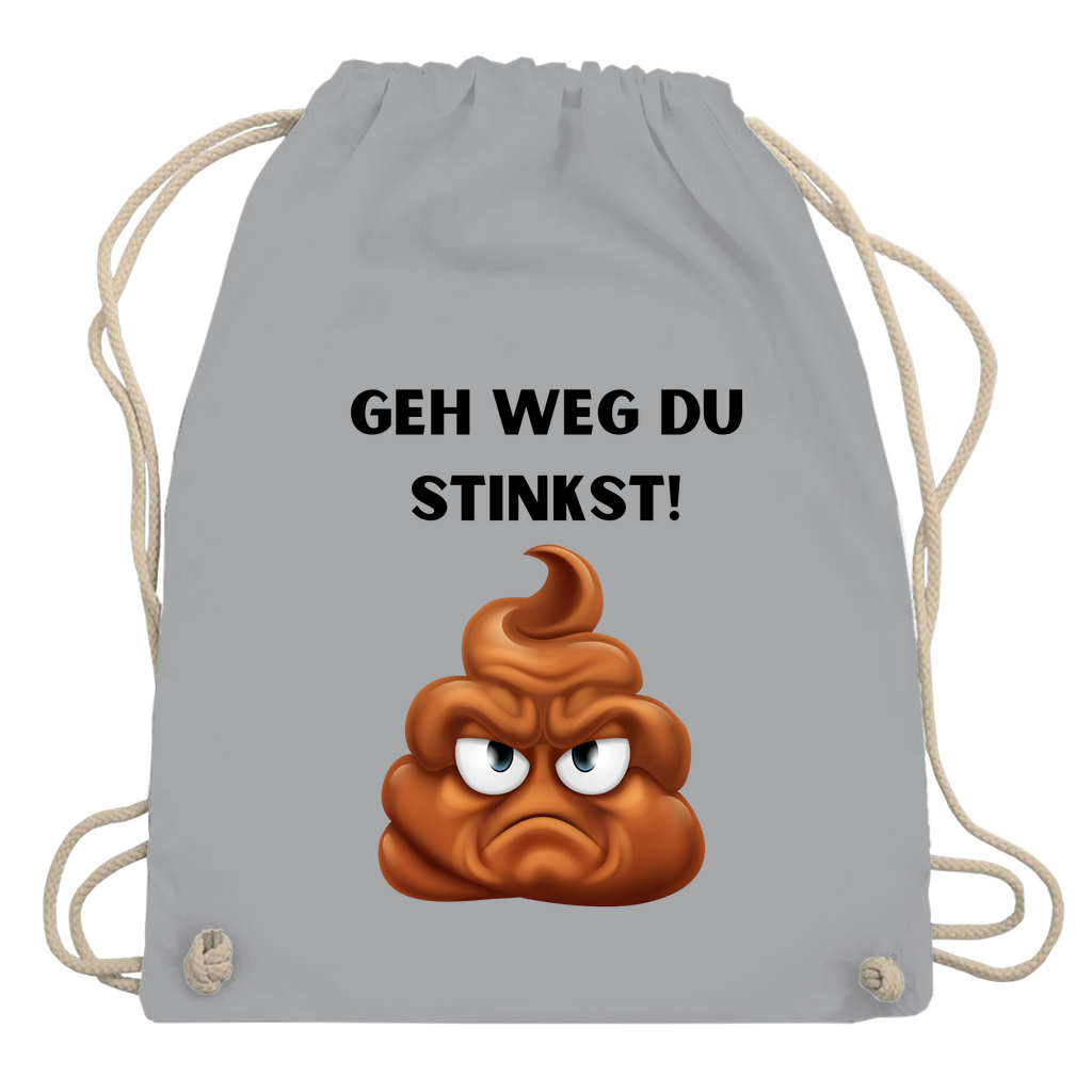 Turnbeutel "Geh weg du stinkst"