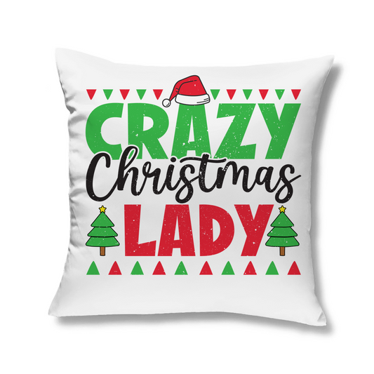 Kopfkissen "Crazy Christmas Lady"