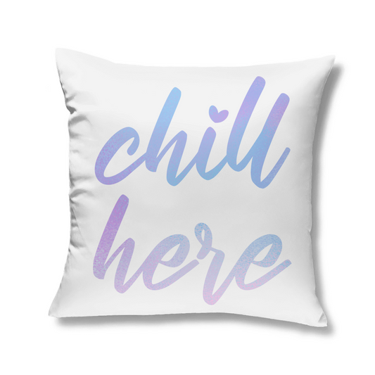 Kopfkissen "Chill here" - Grafikmagie