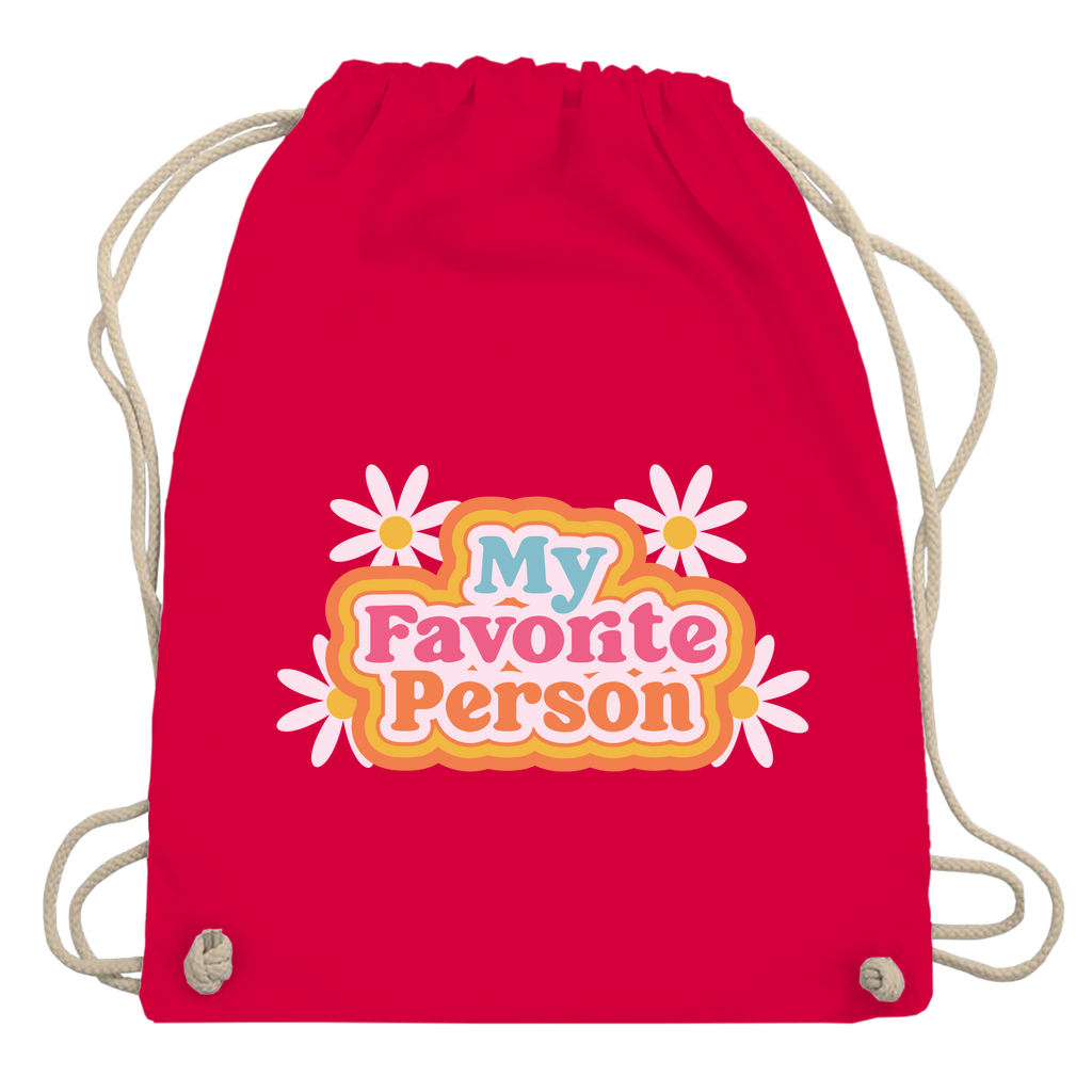 Turnbeutel "My favorite person"