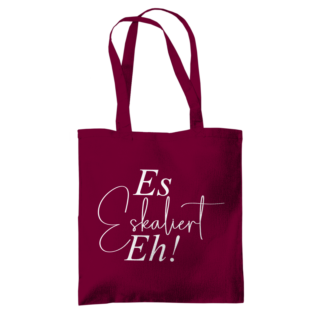 Tragetasche "Es eskaliert eh" - Grafikmagie