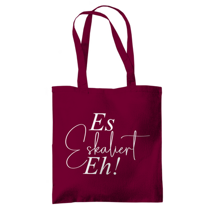 Tragetasche "Es eskaliert eh" - Grafikmagie